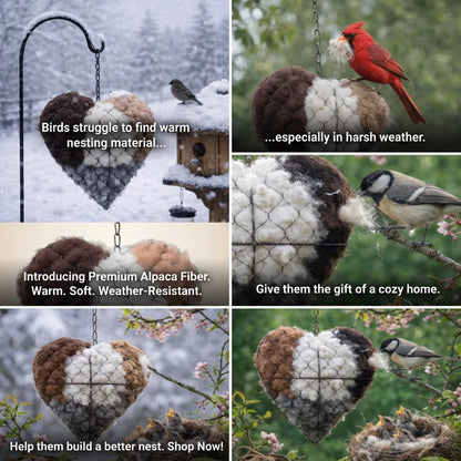 Gloomly™ Bird Nesting Heart