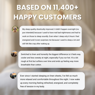 Natural European 100% Linen Sheets