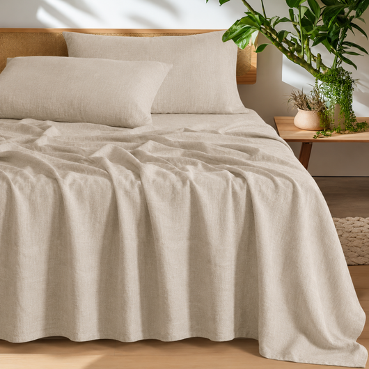 Natural European 100% Linen Sheets