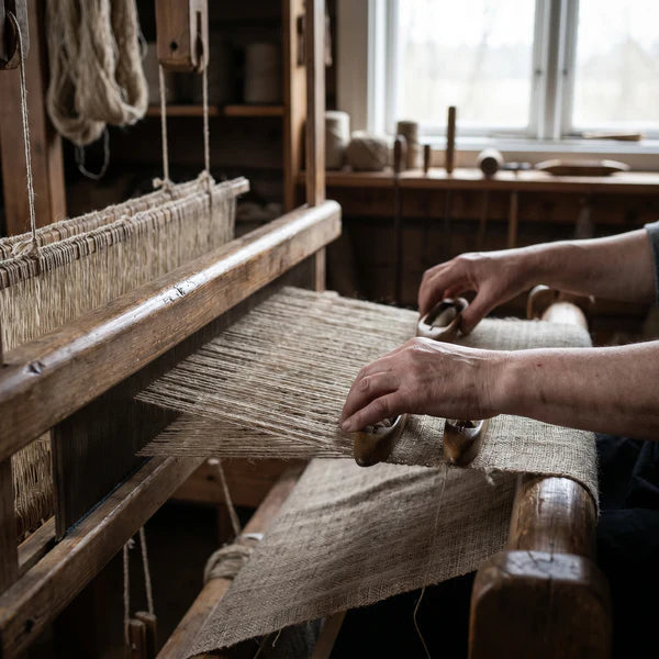 Woven on traditional looms